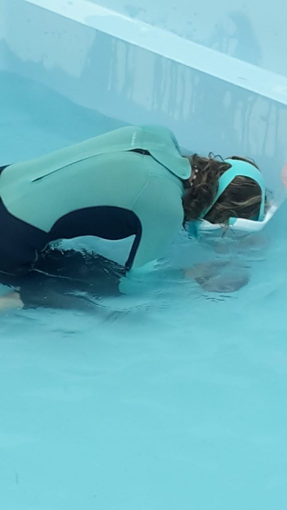 onderwaterschade herstel van een zwembad